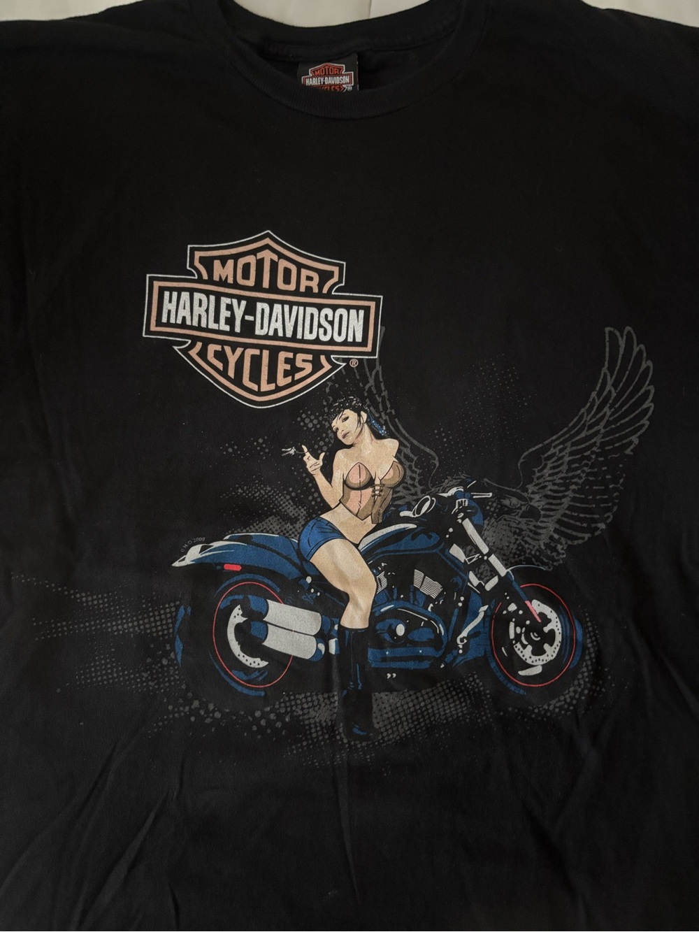 Harley-Davidson Black Tee Shirt size XL from Harley Decantur, IL - Picture 2 of 7